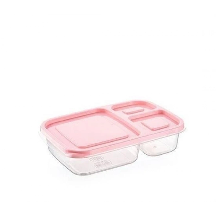 Durukar® 3 Compartment Food Carrier Practical Easy Food Diet Storage Container
