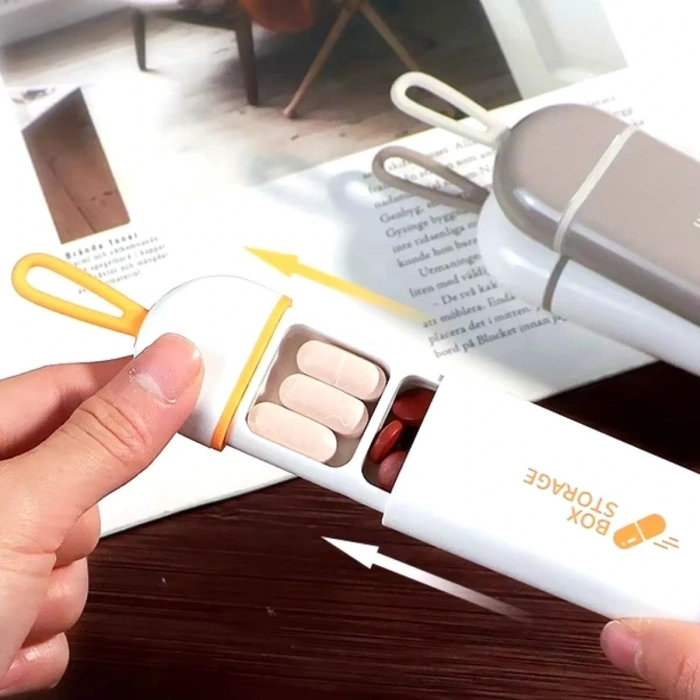 Durukar® 3 Bölmeli Taşınabilir Seyahat Tipi Hap Saklama Kutusu İlaç Saklama Kutusu