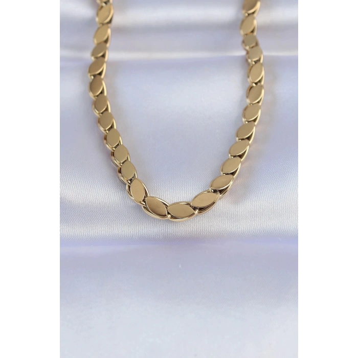 Durukar® 316L Çelik Gold Renk Arpa Model Kolye