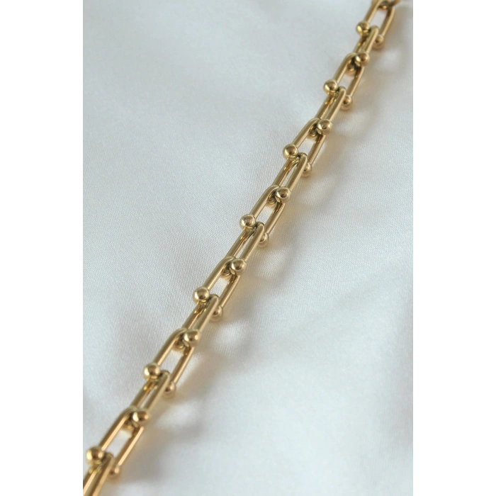 Durukar® 316L Çelik Gold Renk Tifany Model Kadın Bileklik