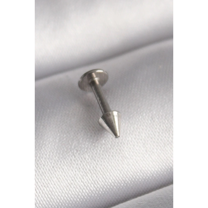 Durukar® 316L Çelik Gümüş Renk Çivi Model Piercing