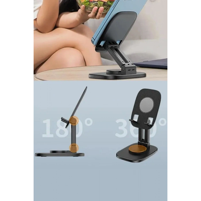 Durukar® 360 Döner Masaüstü Mobil Telefon Tutucu Standı
