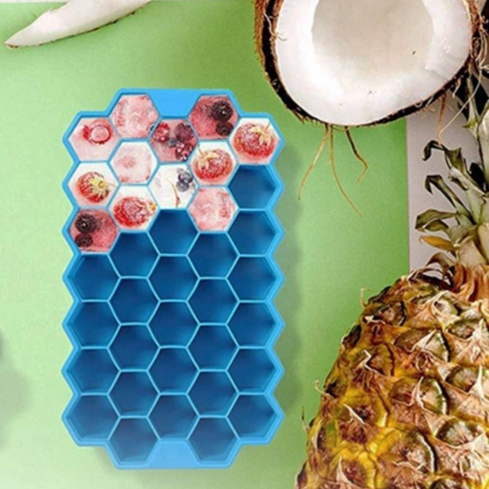 Durukar® 37-Compartment Silicone Honeycomb-Shaped Ice Tray