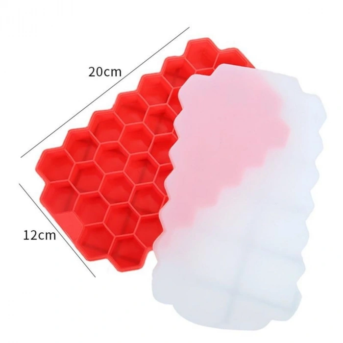 Durukar® 37-Compartment Silicone Honeycomb-Shaped Ice Tray
