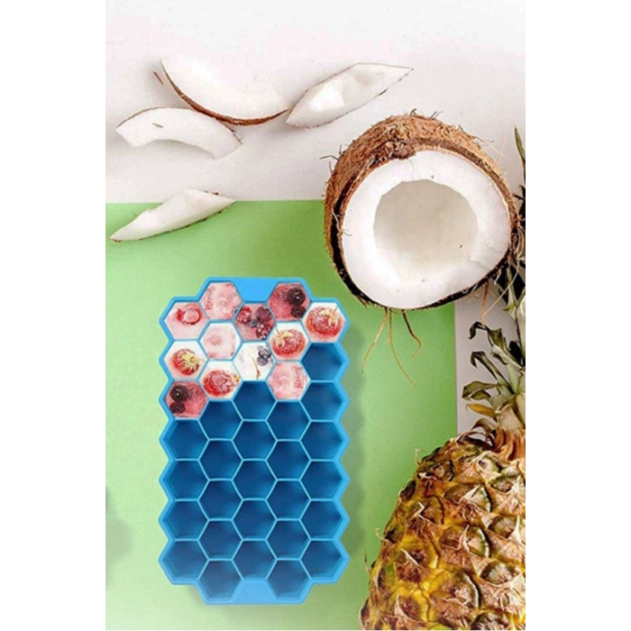 Durukar® 37 Bölmeli Slikon Petek Şeklinde Buz Kalıbı