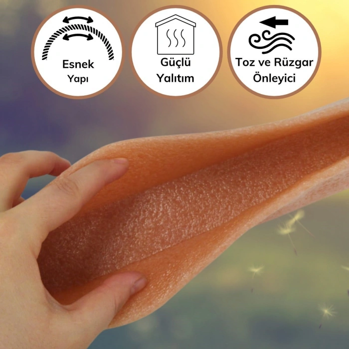 Durukar®  4 Adet Kapı Toz Rüzgar Önleyici Isı Yalıtımı Sağlayan Sızdırmaz Strafor