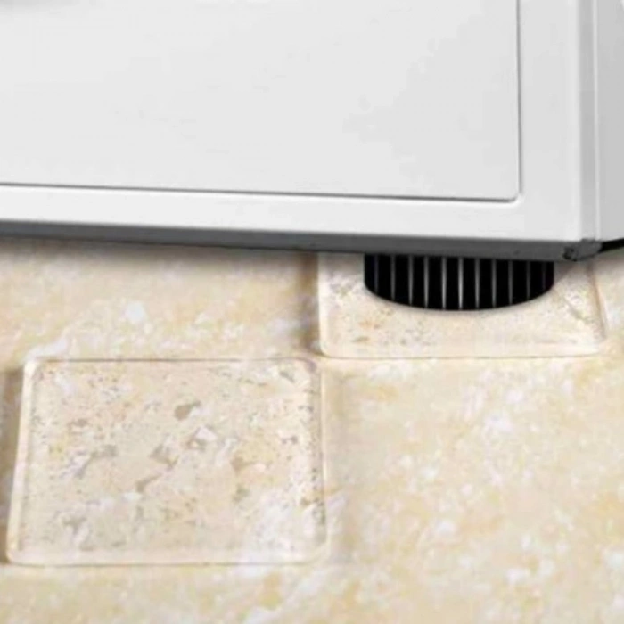 Durukar® 4 Adet Silikon Şeffaf Koltuk Mobilya Masa Beyaz Eşya Yazıcı Koruyucu Kaydırmaz  Dayanıklı Pe