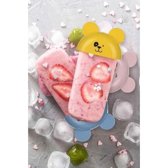 Durukar® 4-piece Easy Shaping Cute Kids Popsicle & Ice Cream Mold AP-9179