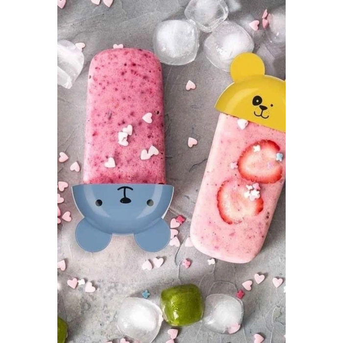 Durukar® 4-piece Easy Shaping Cute Kids Popsicle & Ice Cream Mold AP-9179