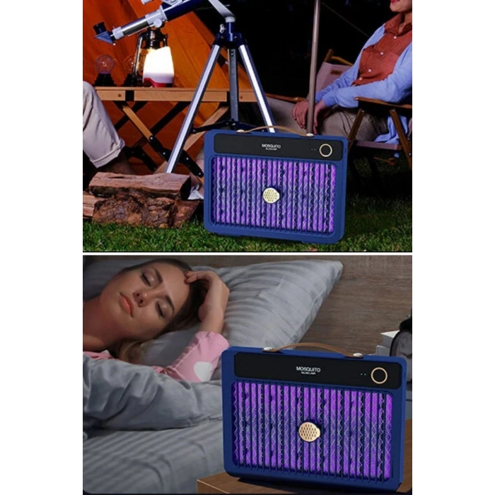 Durukar® 4000mAh Şarj Edilebilir Kablosuz 3000V Yüksek Güçlü Elektrikli Sivrisinek Öldürücü Sivrisinek Öldürme Lambası,Sinek Kıran BG-009 2000 mah