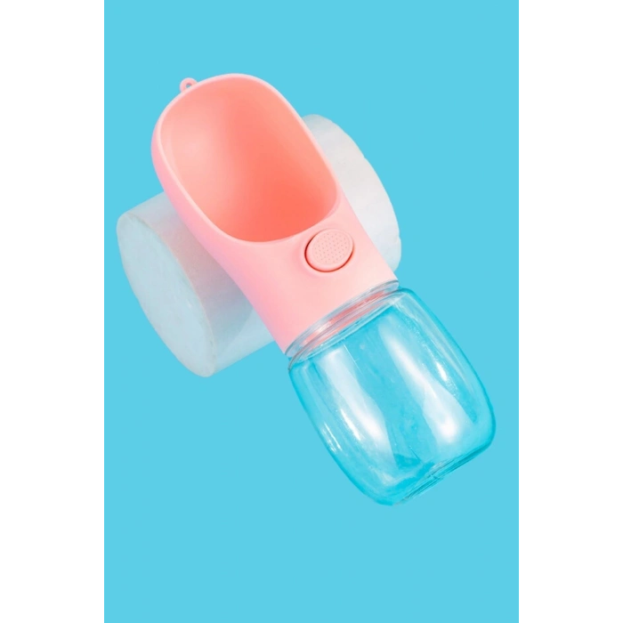 Durukar® 450 ml Taşınabilir Butonlu Evcil Hayvan Suluğu