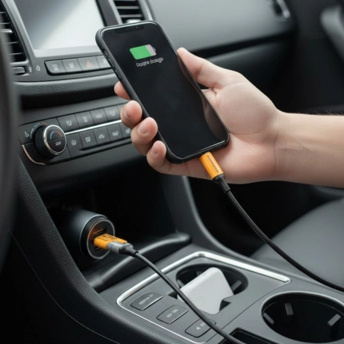 Durukar® 4in1 65W Hızlı Şarj Kablosu – Type-C to USB-A + Type-C to Lightning, 27W PD Destekli Çoklu Şarj Kablo