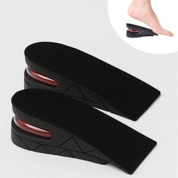 Durukar® 5 cm Boy Uzatıcı Silikon Ortopedik Topuk Tabanlık – Yüksek Konforlu Gizli Yükseltici Ped (Unisex)