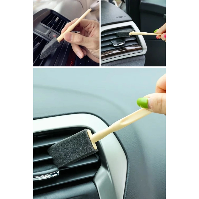 Durukar® 5li Araba Havalandırma Temizleme Fırçaları Klima Çıkışları,Toz Alma&Otomobil İçi Detaylı Mini Temizlik Aparatları