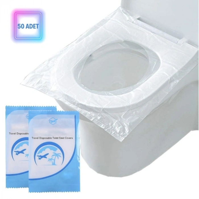 Durukar® 50 Adet Kullan At Pratik Kullanımlı Hijyenik Klozet Kapağı Poşeti