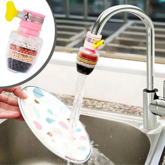 Durukar® 6 Katmanlı Musluk Ucu Filtreli Su Tasarruflu Hijjenik Musluk Başlığı