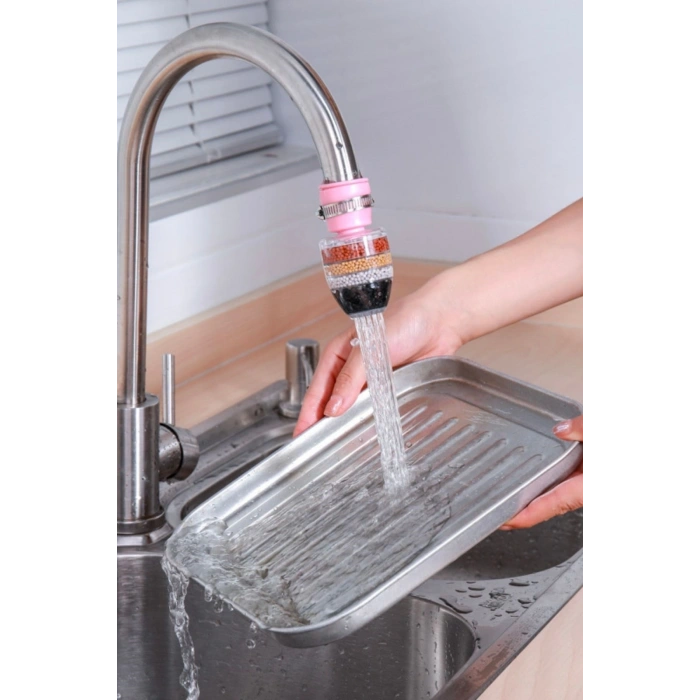 Durukar® 6 Katmanlı Musluk Ucu Filtreli Su Tasarruflu Hijjenik Musluk Başlığı