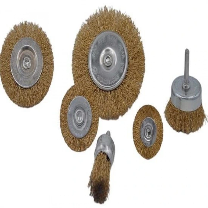 Durukar® 6-Pin Wire Brush Set Rust Oil Dirt Paint Adhesive Remover