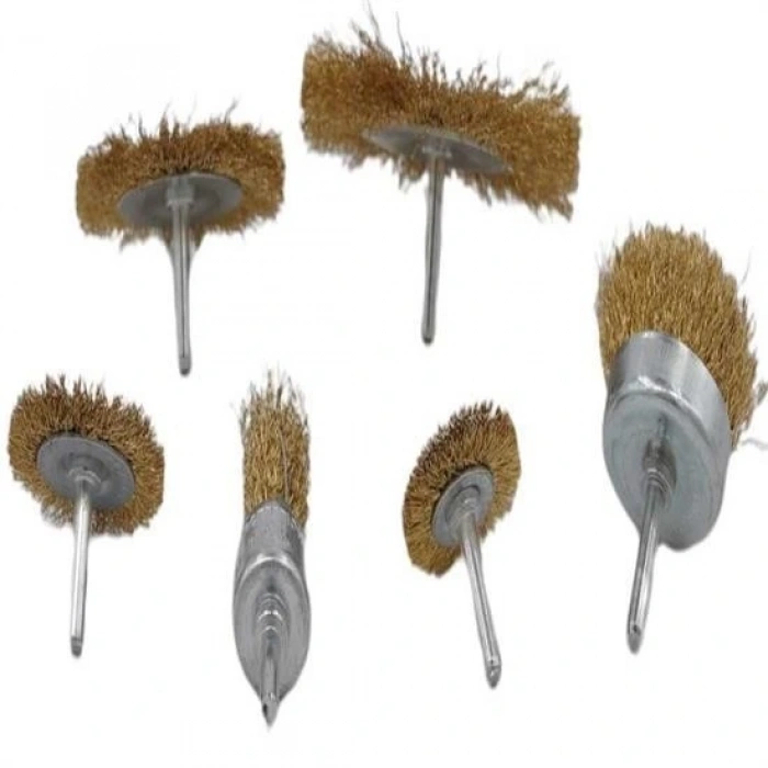 Durukar® 6-Pin Wire Brush Set Rust Oil Dirt Paint Adhesive Remover