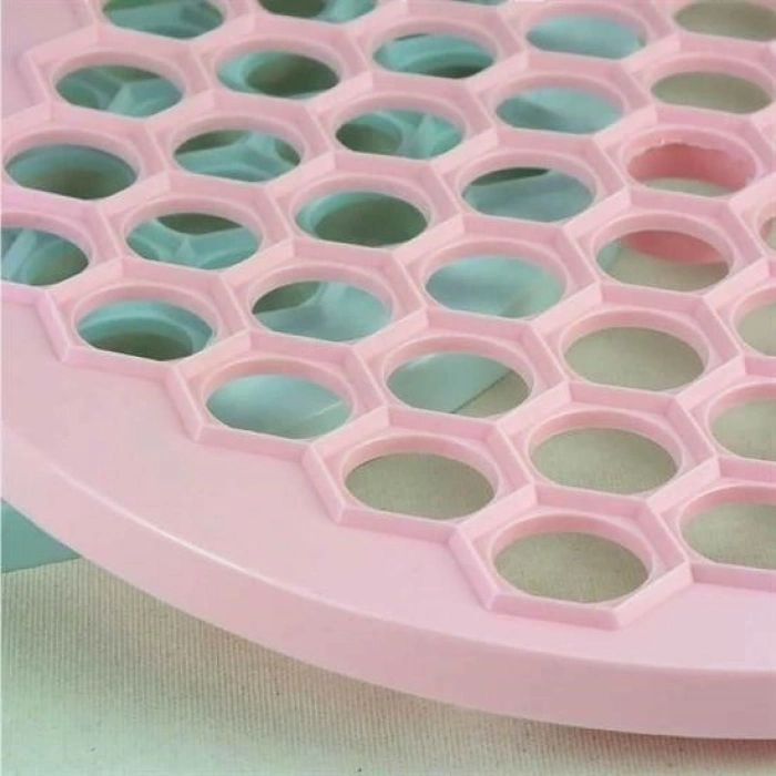 Durukar® 61 Compartment Honeycomb Shape Practical Dumpling Cutter Opening Mold Mantimatic