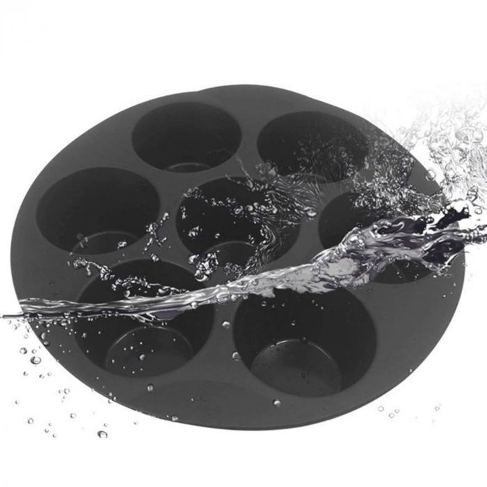 Durukar® 7 Gözlü Silikon Çok Amaçlı Airfryer Muffin Cupcake Kek ve Çörek Pişirme Kalıbı