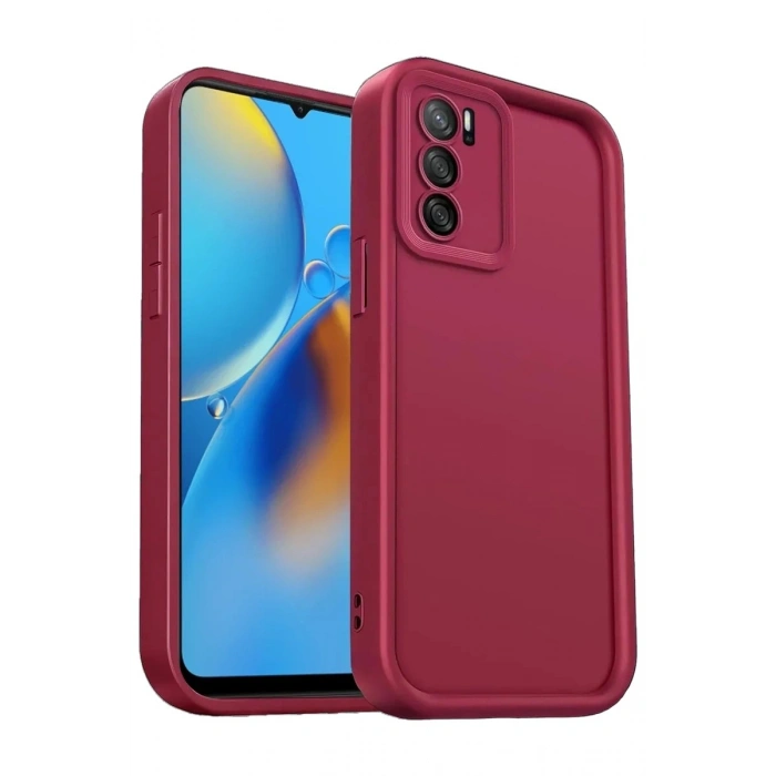 Durukar®   A16 Kılıf Viera Silikon - Bordo