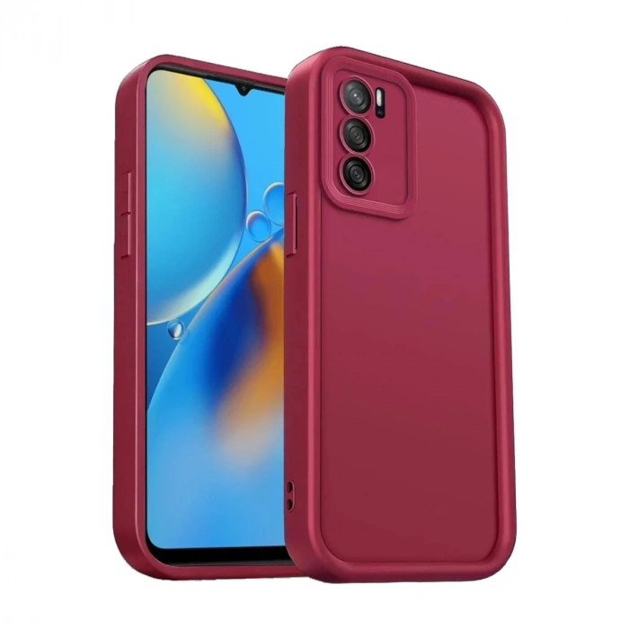 Durukar®   A16 Kılıf Viera Silikon - Bordo