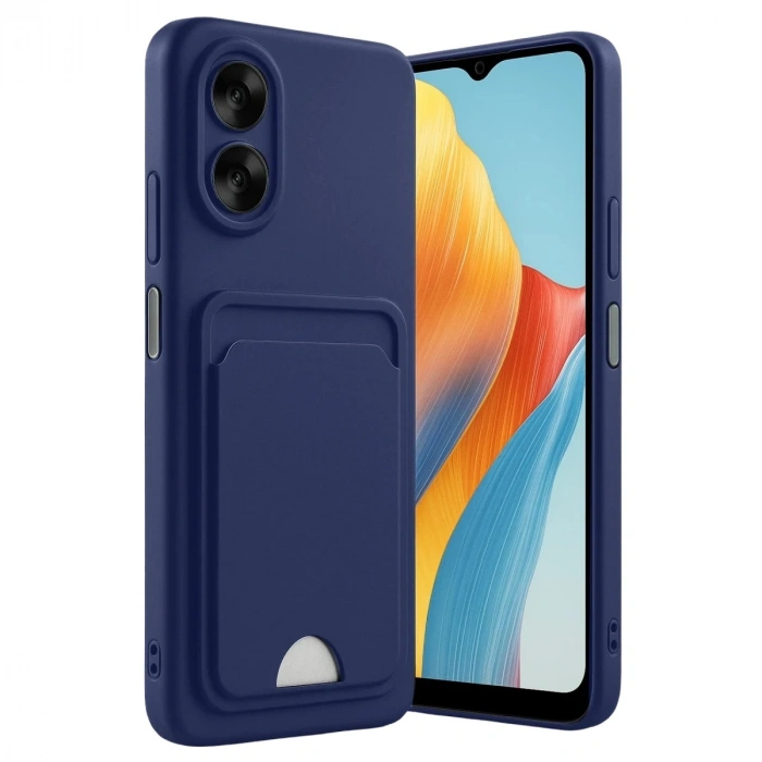 Durukar®   A38 Kılıf Kelvin Kartvizitli Silikon - Lacivert