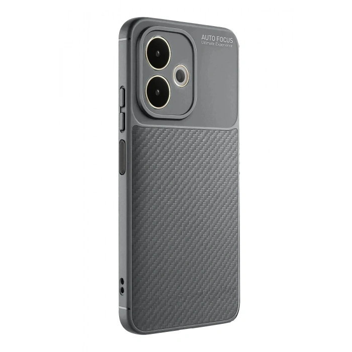 Durukar®   A5 Pro 4G Kılıf Auto Focus Karbon Kapak - Gri