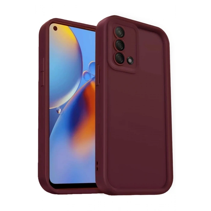 Durukar®   A74 4G Kılıf Viera Silikon - Bordo