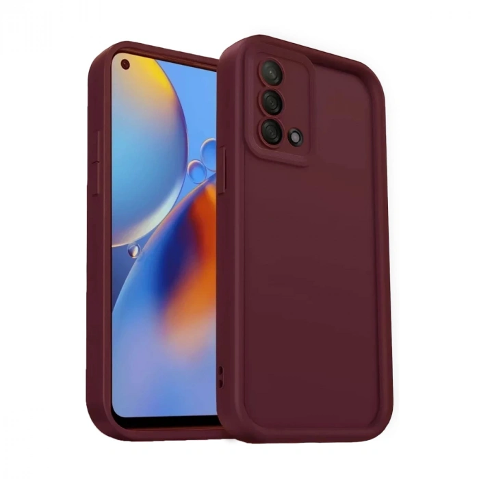 Durukar®   A74 4G Kılıf Viera Silikon - Bordo