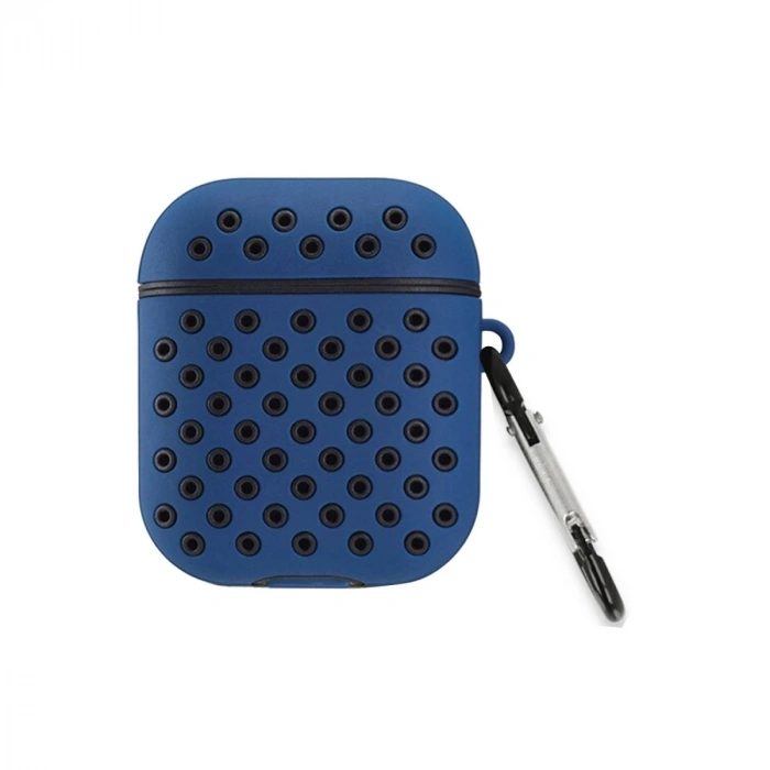 Durukar®  Airpods 3 (3.nesil) Spor Delikli Kılıf - Lacivert-Siyah