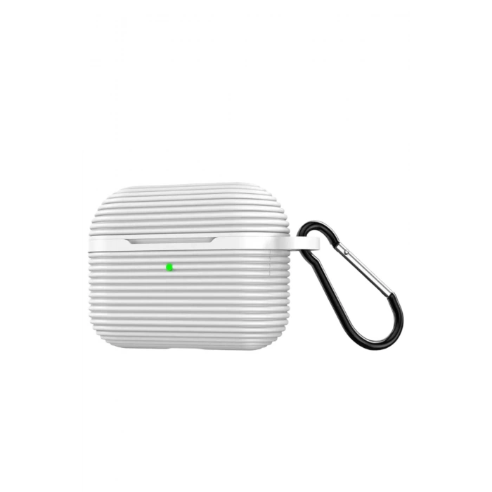 Durukar®  Airpods Pro 3 (3.nesil) Raven Silikon Kılıf - Beyaz