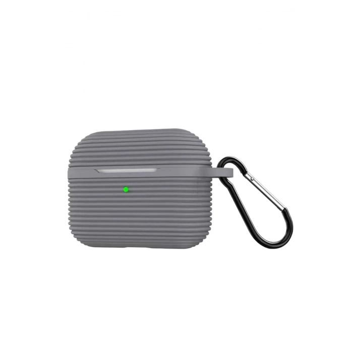 Durukar®  Airpods Pro 3 (3.nesil) Raven Silikon Kılıf - Gri