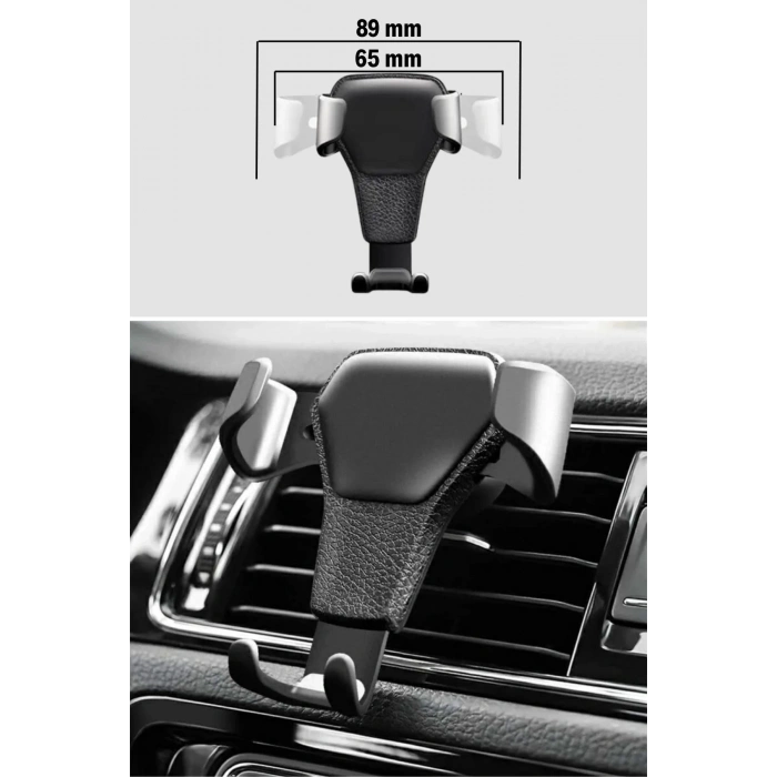 Durukar®  Araç İçi Klima Izgarasına Takılabilen Plastik Oto Telefon Tutucu Gravity