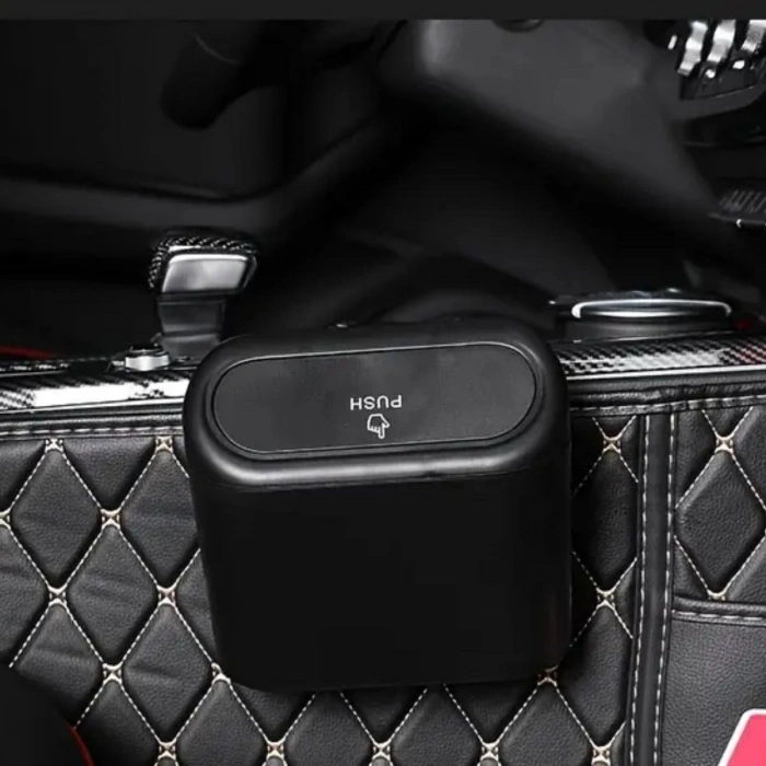 Durukar® Araç İçi Takılarak Sabitlenebilen Mini Kapaklı Çöp Kovası