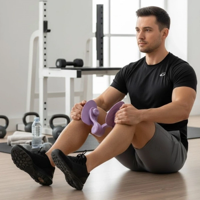 Durukar® Bacak Arası İncelten Egzersiz Aleti – İç Bacak Sıkılaştırıcı, Pelvik Kas Güçlendirici Plastik Spor Aparatı