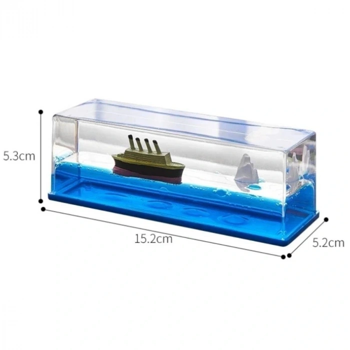 Durukar®  Batmayan Gemi Hediyelik Dekoratif Ev ve Ofis Hediyesi Özel Aşk Gemisi