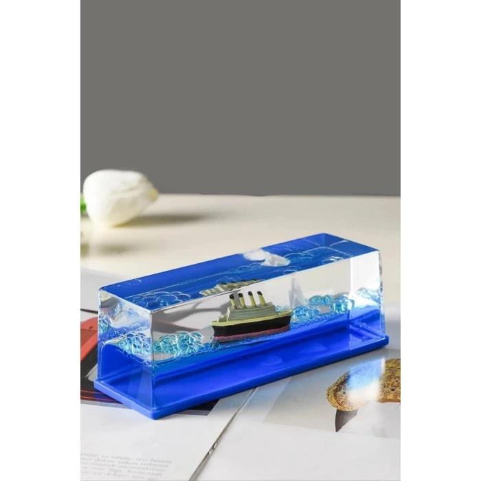 Durukar® Unsinkable Ship Decorative Gift for Home and Office Special Love Ship