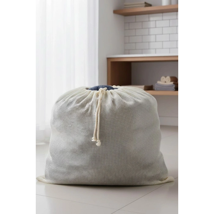 Durukar® Battal Boy 120x150 cm Mont ve perde Yıkama Filesi–Extra Büyük, Dayanıklı, Nefes Alabilir Çamaşır Koruma Torbası