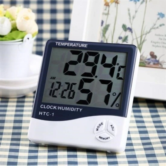 Durukar® Baby Room Desktop Digital Thermometer Hygrometer Clock