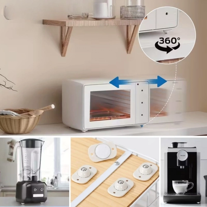 Durukar® Beyaz Eşya ve Mobilya İçin 4’lü Tekerlekli Kaydırma Aparatı – Hafif ve Orta Ağırlıktaki Ürünler İçin Pratik Kaydırıcı Set