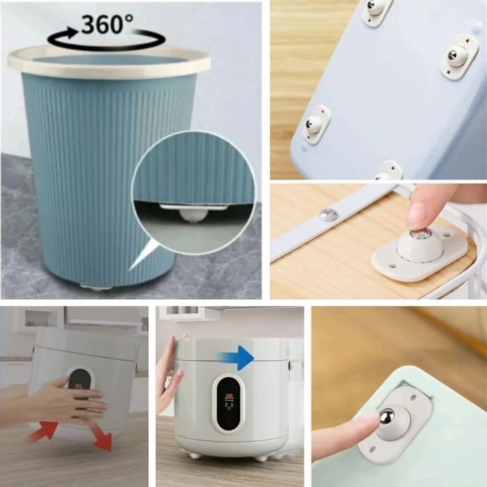 Durukar® Beyaz Eşya ve Mobilya İçin 4’lü Tekerlekli Kaydırma Aparatı – Hafif ve Orta Ağırlıktaki Ürünler İçin Pratik Kaydırıcı Set