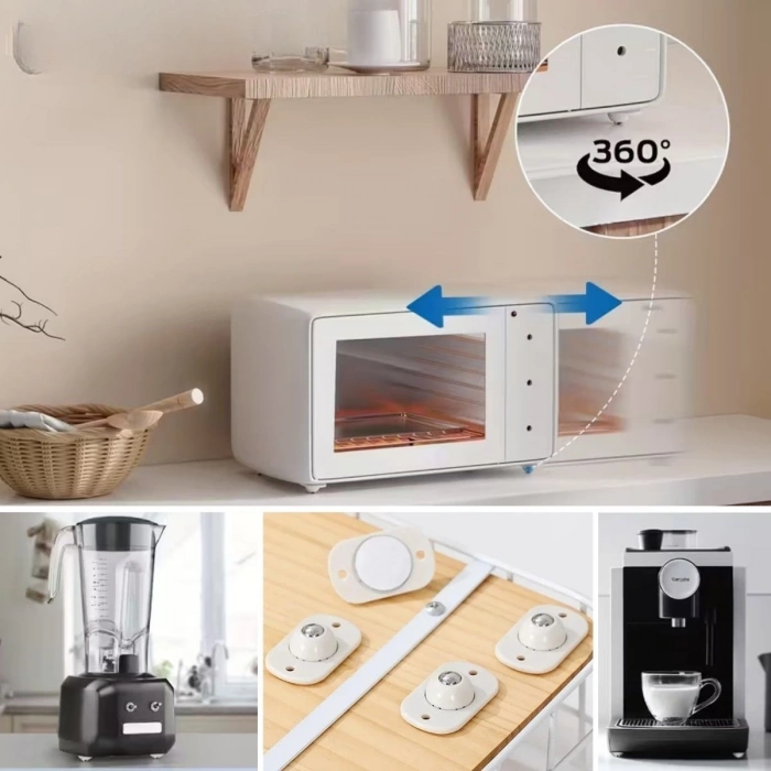 Durukar® 4-Wheel Sliding Apparatus for White Goods and Furniture – Practical Slider Set for Light and Medium Weight Products