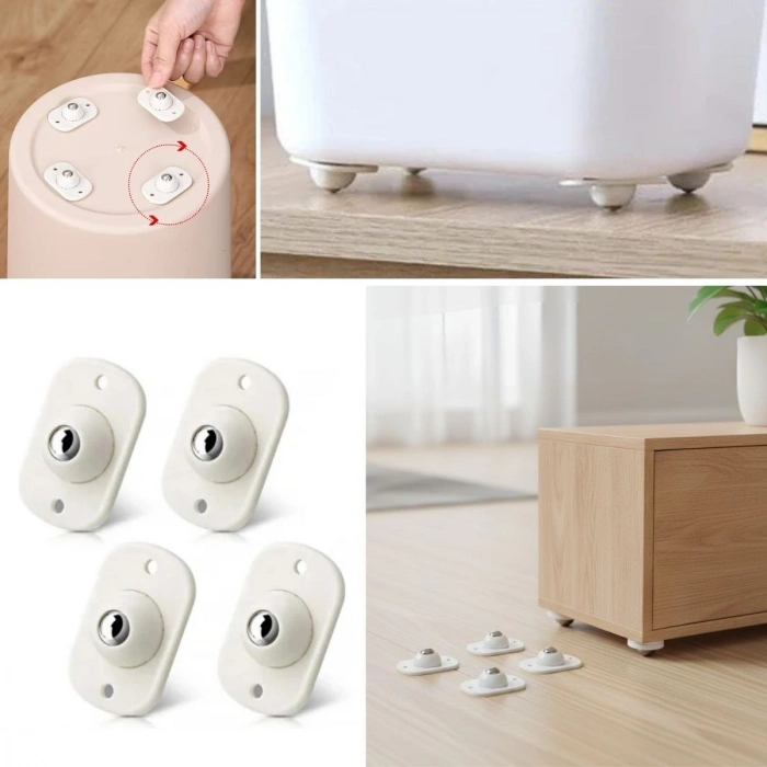 Durukar® 4-Wheel Sliding Apparatus for White Goods and Furniture – Practical Slider Set for Light and Medium Weight Products