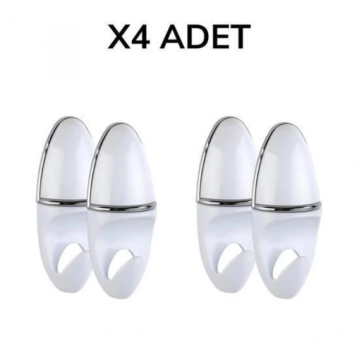 Durukar® Bornoz Askısı Lüx Milenyum Bornozluk 2 Adet Banyo Bornoz Askılığı