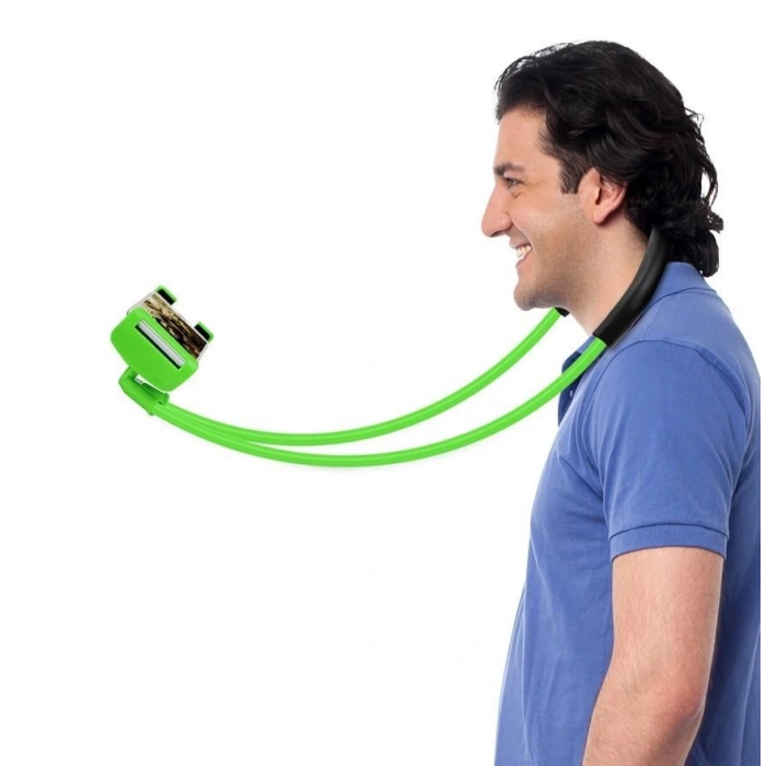 Durukar® Boyuna Asılan Ergonomik 360 Derece Cep Telefonu Tutucu Stand