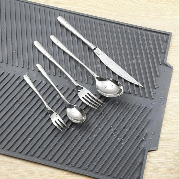 Durukar® Büyük Bulaşık Kurutma Matı,Silikon Bulaşık Kurutma Matı Çok Amaçlı Tezgah Üstü Mat