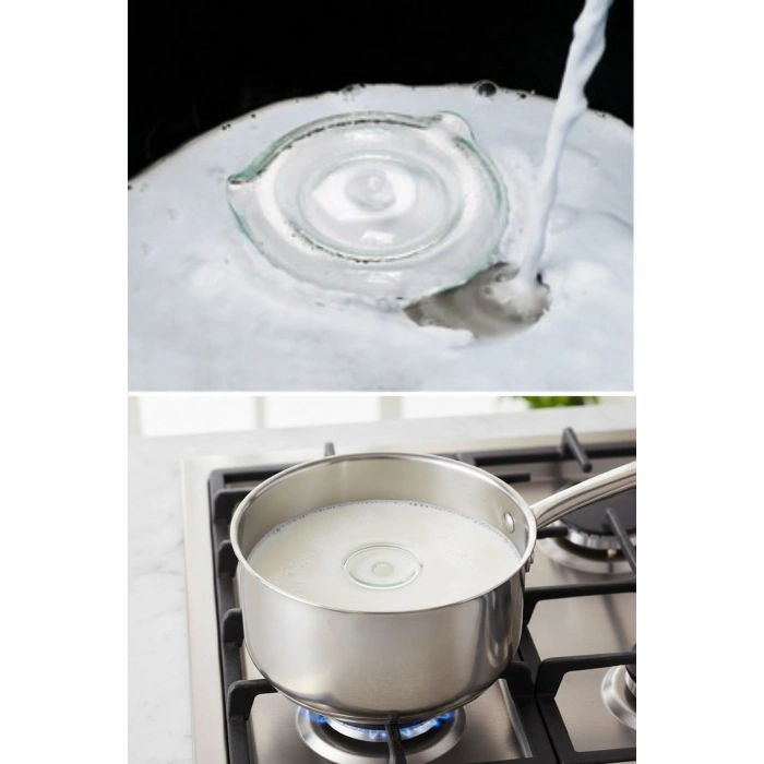 Durukar® Glass Milk Boiling and Overflow Prevention Apparatus – Spill-Free Safe Boiling, Heat Resistant Glass