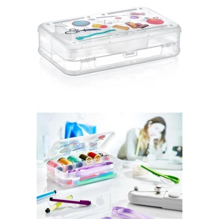 Durukar® Double-Sided Compartmentalized Hobby Sewing Box Ardunio Material Box